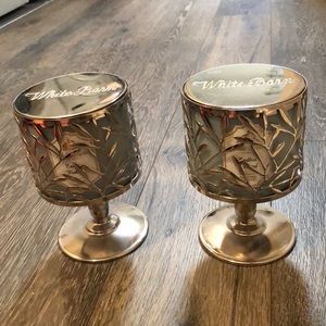 White Barn, Endless Weekend candles and holders